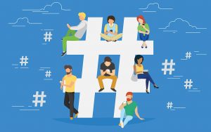 Gli hashtag sui social network