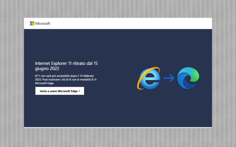 San Valentino porta in dote la fine di Internet Explorer